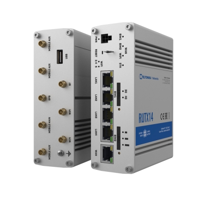 Teltonika RUTX14 CAT 12 4G LTE-A M2M Router 600 Mbps Dual Sim + BT (open box)