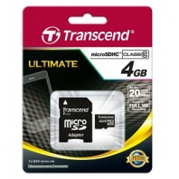 Transcend micro SDHC 4GB class 6 flashgeheugenkaart