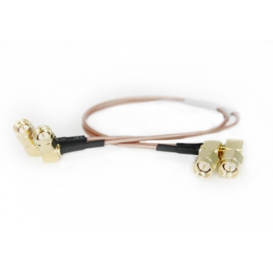 Poynting  pigtail CAB-159 RG-178 Low Loss Kabel SMA-Male naar SMA-Male haaks (open box)
